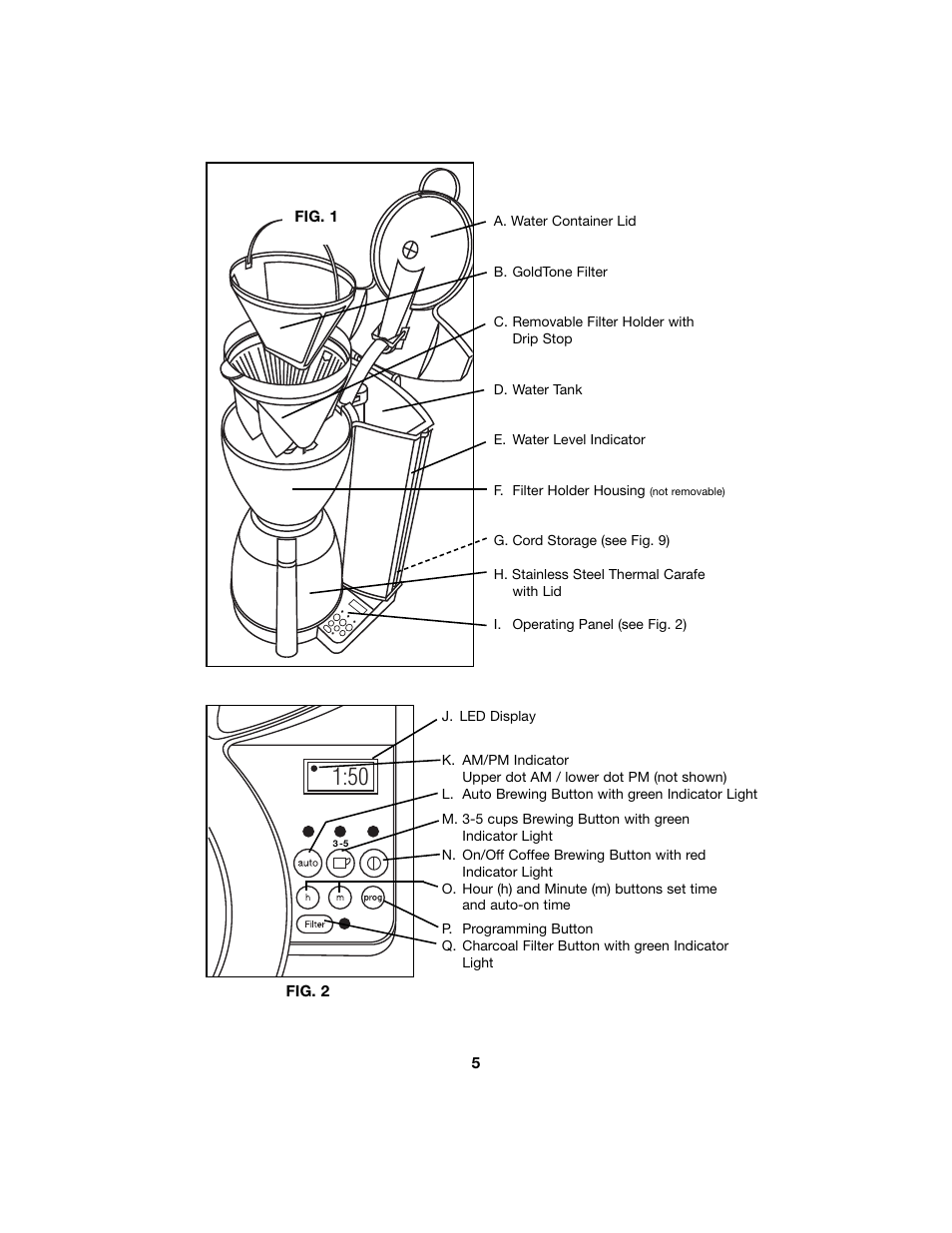 Capresso MT500 Plus User Manual | Page 5 / 14