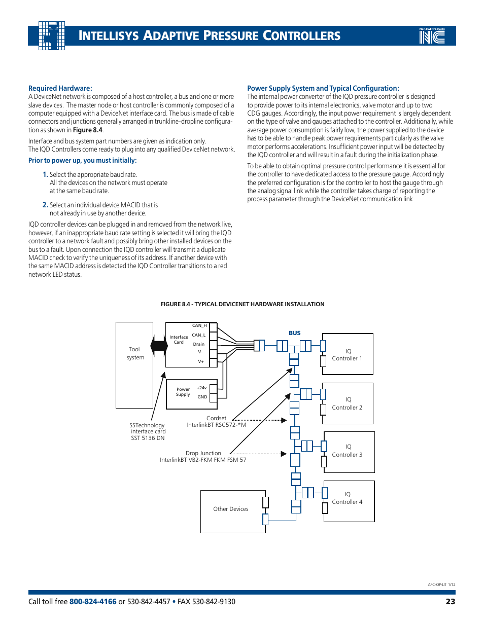 Ntellisys, Daptive, Ressure | Ontrollers | Nor-Cal Intellisys Adaptive Pressure Controllers User Manual | Page 23 / 45