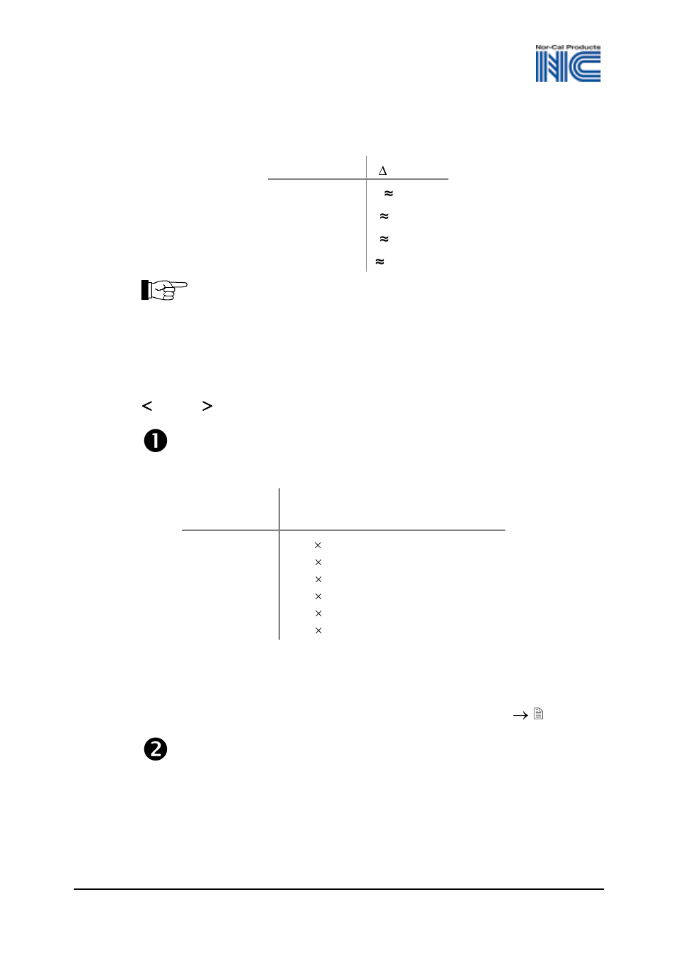 1 (zero( adjustment, 1 < zero > adjustment | Nor-Cal CDG 025 OP Lit User Manual | Page 20 / 32