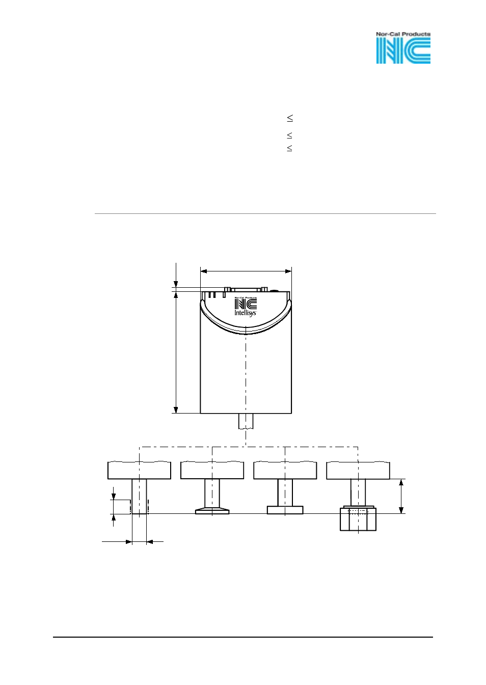 Dimensions [mm | Nor-Cal CDG 160 OP Lit User Manual | Page 13 / 40