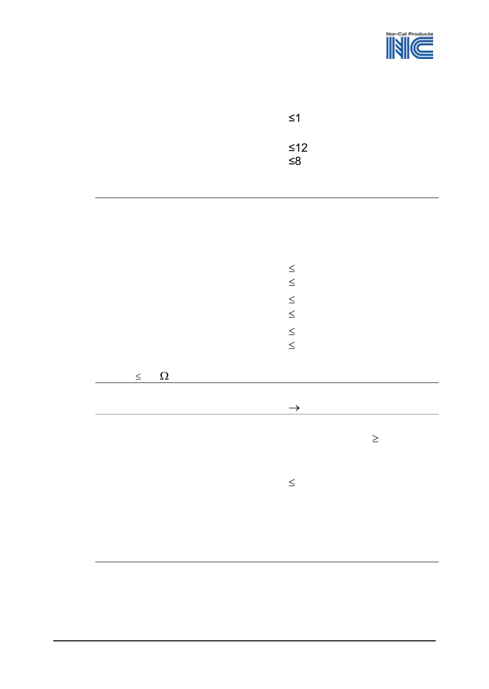 Nor-Cal CDG 045 OP Lit User Manual | Page 12 / 40