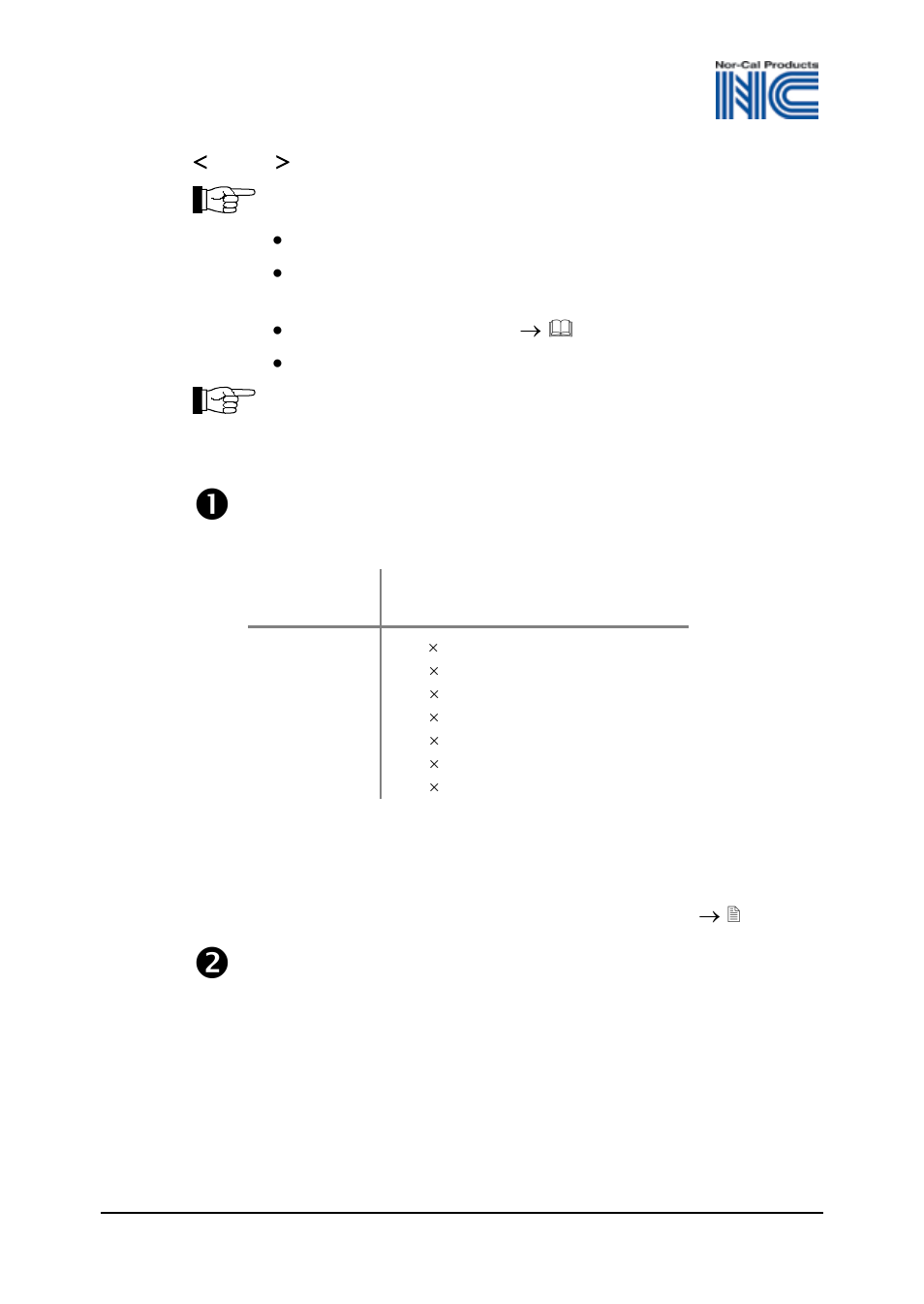 1 (zero( adjustment, 1 < zero > adjustment | Nor-Cal CDG 100 OP Lit User Manual | Page 24 / 40