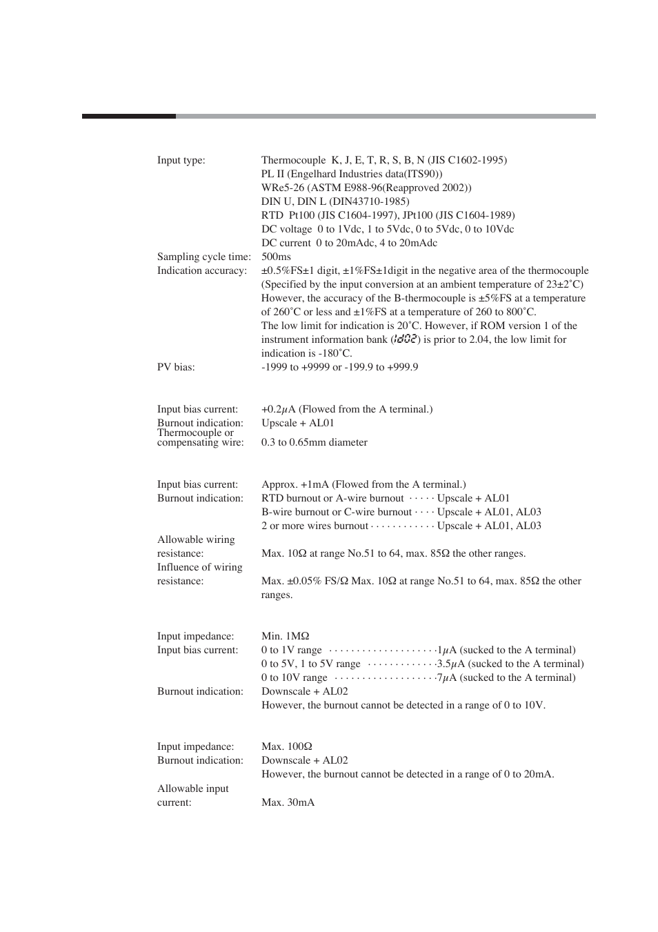 Chapter 13. specifications, Specifications | Nor-Cal SDC15 Controller User Manual | Page 209 / 224