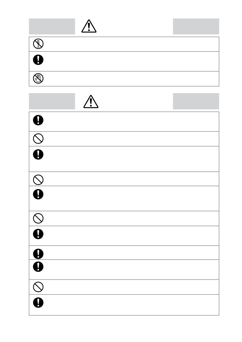 Warning caution | Nor-Cal SDC15 Controller User Manual | Page 5 / 224