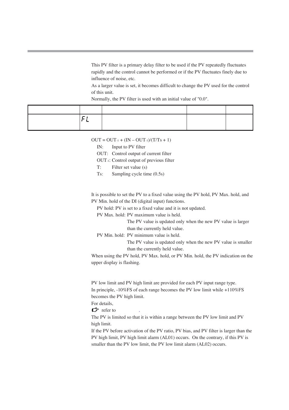 Pv filter, Pv hold | Nor-Cal SDC15 Controller User Manual | Page 56 / 224