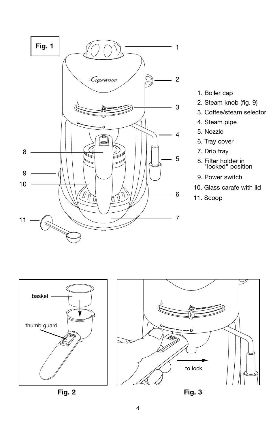 Capresso 4C1210 User Manual | Page 4 / 11