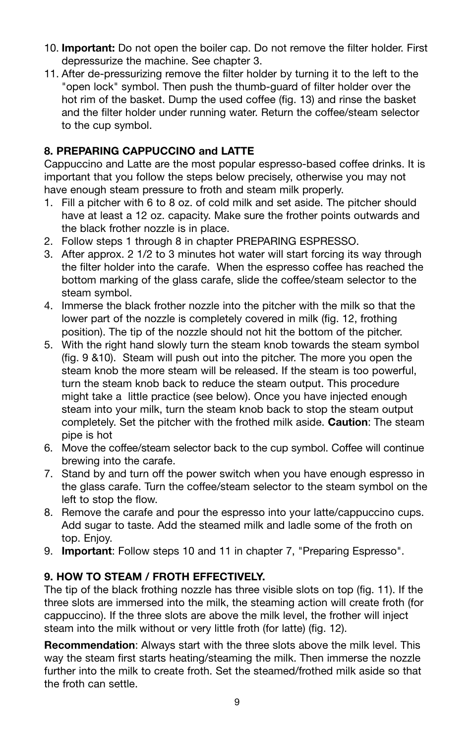 Capresso 4C1210 User Manual | Page 9 / 11