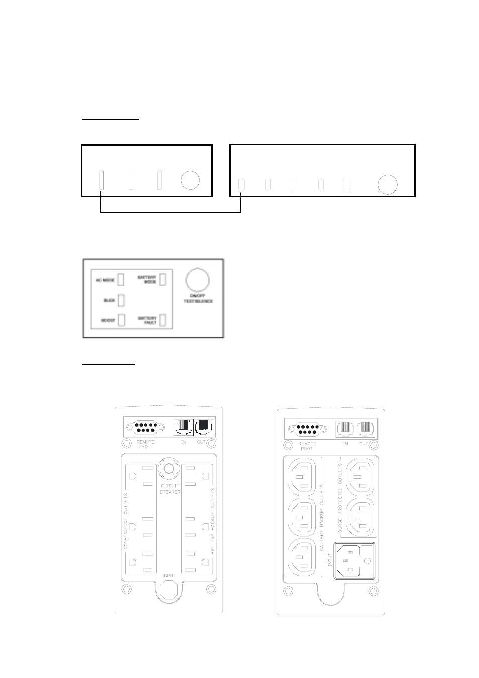 Ups controls | OPTI-UPS ES1500C User Manual | Page 13 / 28