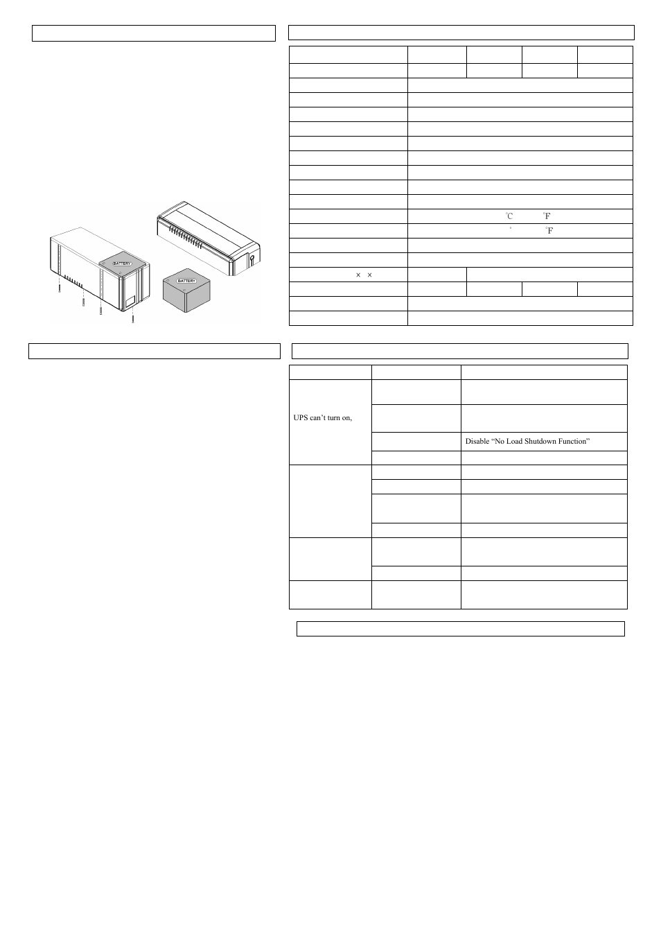 OPTI-UPS TS1000B User Manual | Page 2 / 2