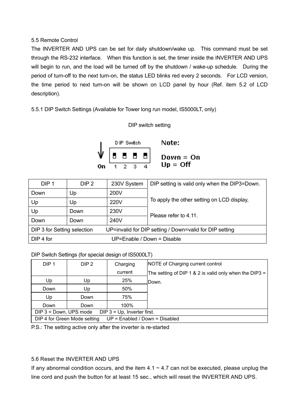 OPTI-UPS IS5000LR User Manual | Page 21 / 31