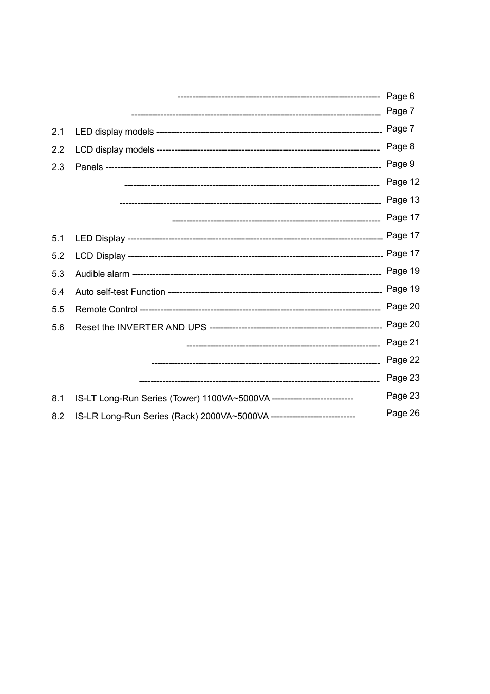 OPTI-UPS IS5000LR User Manual | Page 6 / 31