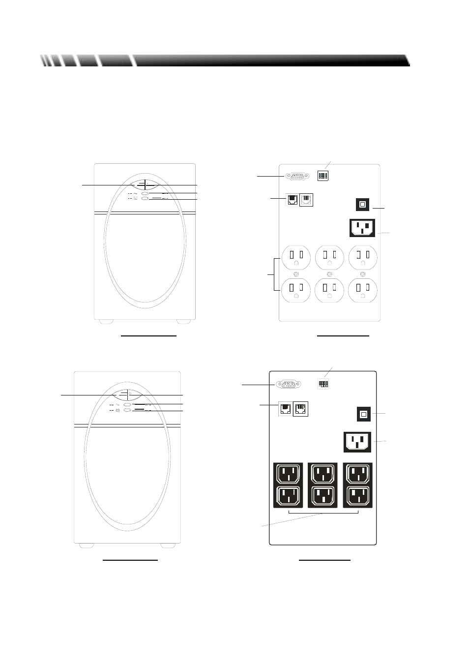 Ups controls, Front panel controls | OPTI-UPS PS800B User Manual | Page 12 / 25