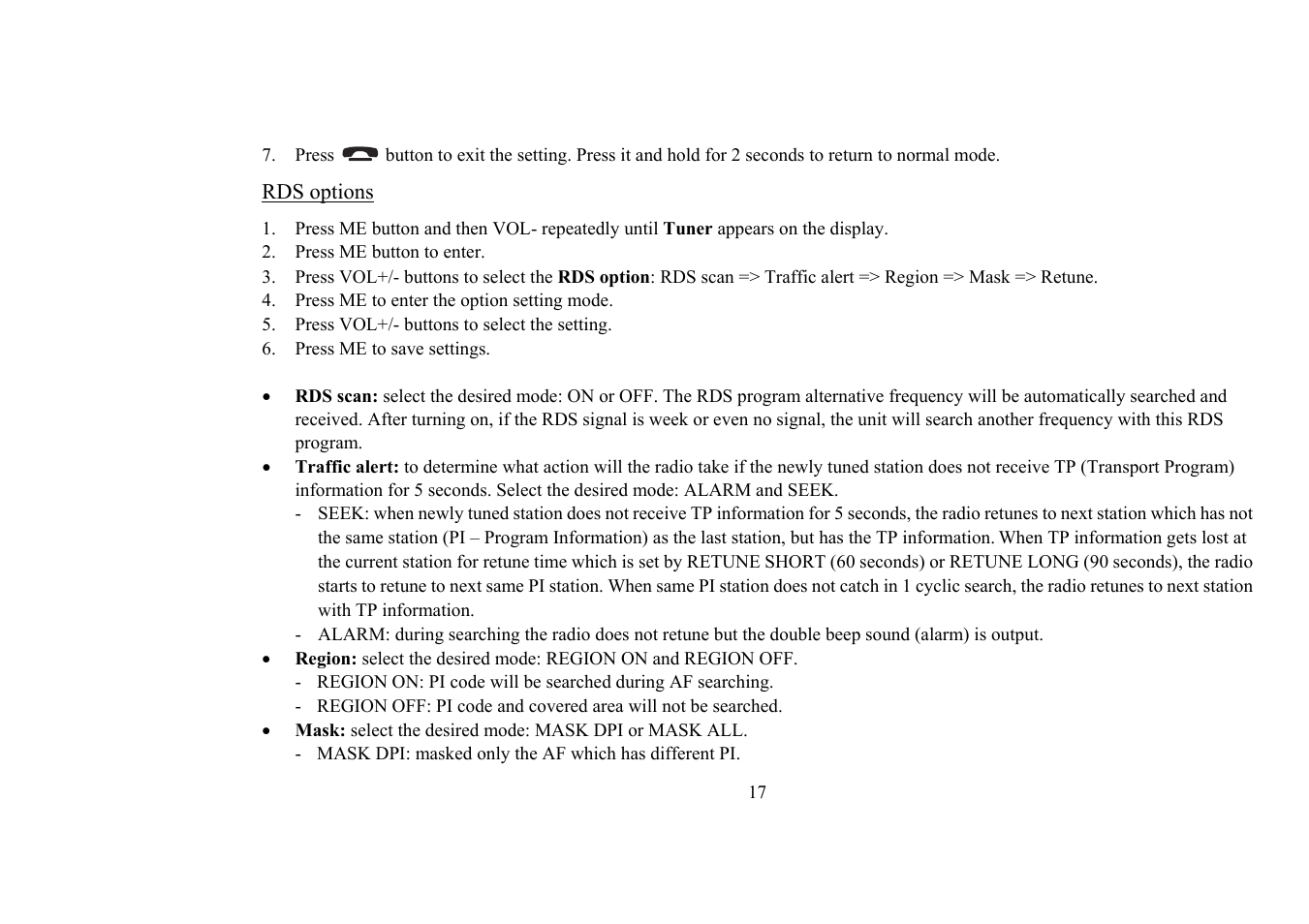 Hyundai H-CDM8036 User Manual | Page 17 / 77