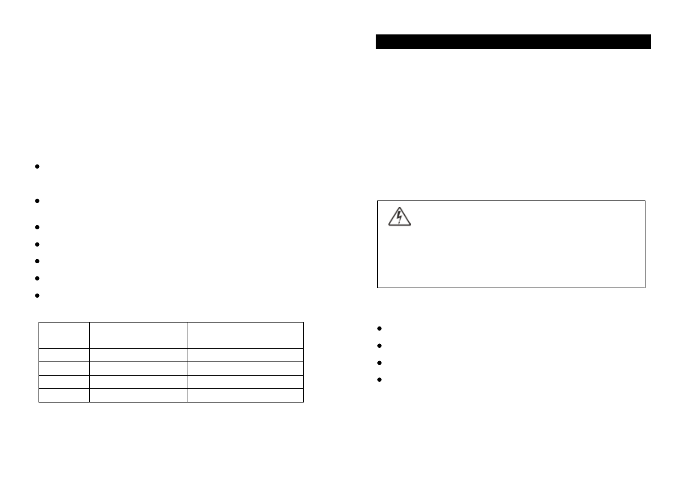 Warning | OPTI-UPS DS3000B-RM User Manual | Page 7 / 20