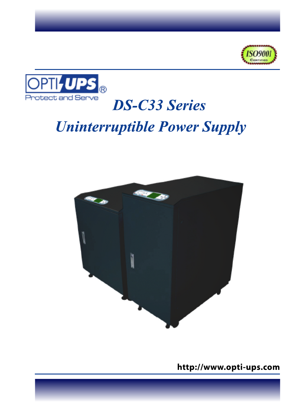 OPTI-UPS DS120KC33 User Manual | 51 pages