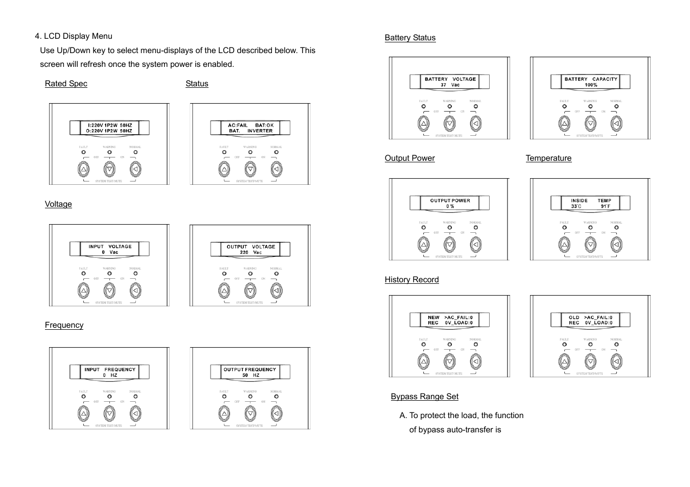 OPTI-UPS DS3000D(L) User Manual | Page 6 / 11