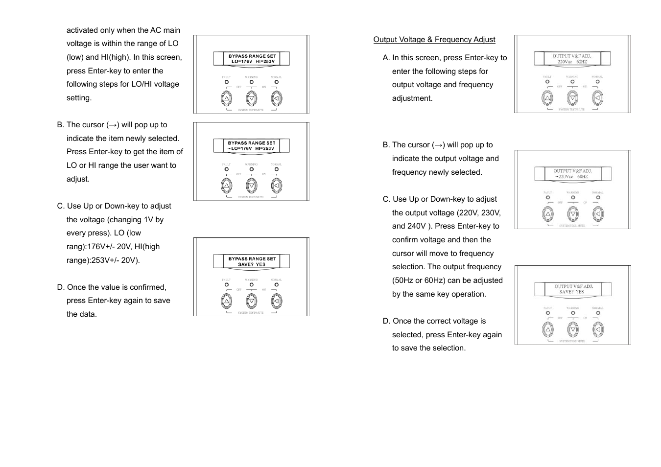 OPTI-UPS DS3000D(L) User Manual | Page 7 / 11