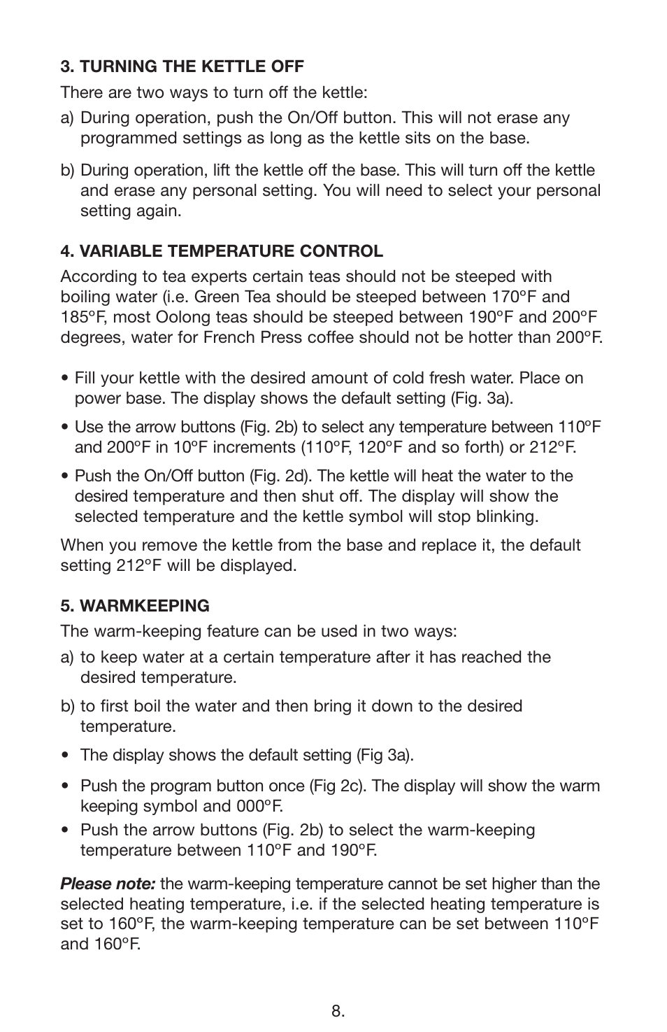 Capresso H2O PRO 275 User Manual | Page 8 / 11