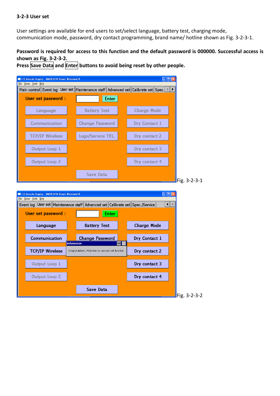 2-3 user set | OPTI-UPS DS200KC33II User Manual | Page 10 / 34