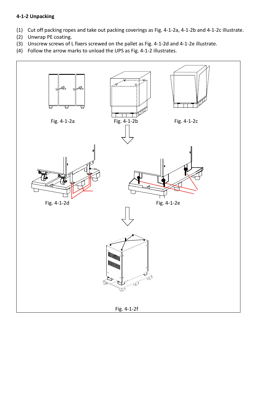 1-2 unpacking | OPTI-UPS DS200KC33II User Manual | Page 15 / 34