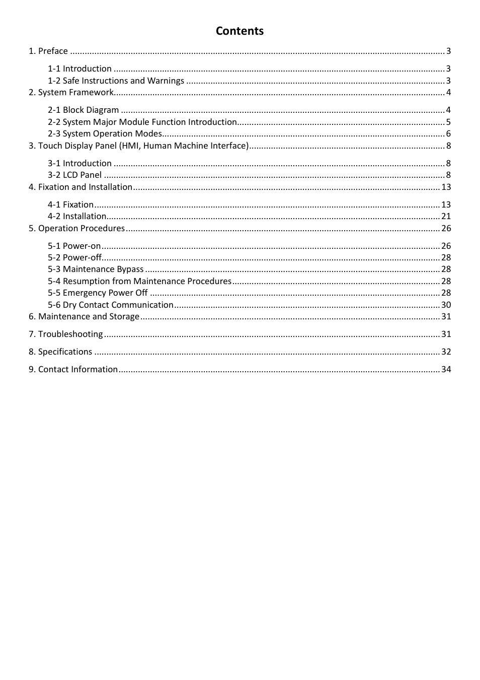 OPTI-UPS DS200KC33II User Manual | Page 2 / 34