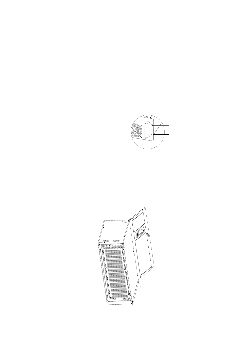 8 cable entry, 固定孔 a处放大 | OPTI-UPS MD120L User Manual | Page 14 / 109