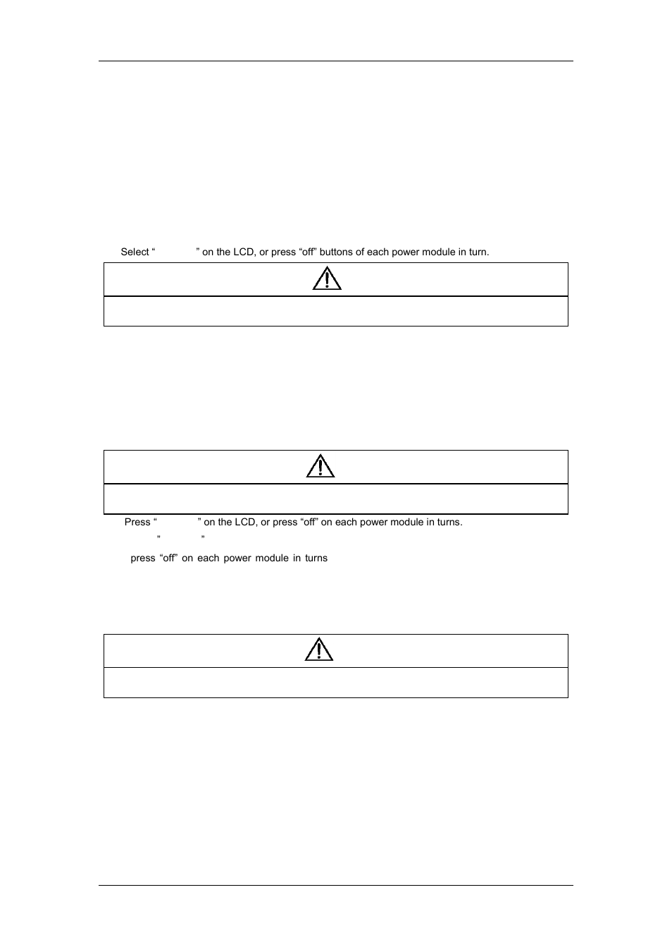 3 procedure for switching between operation modes | OPTI-UPS MD120L User Manual | Page 36 / 109