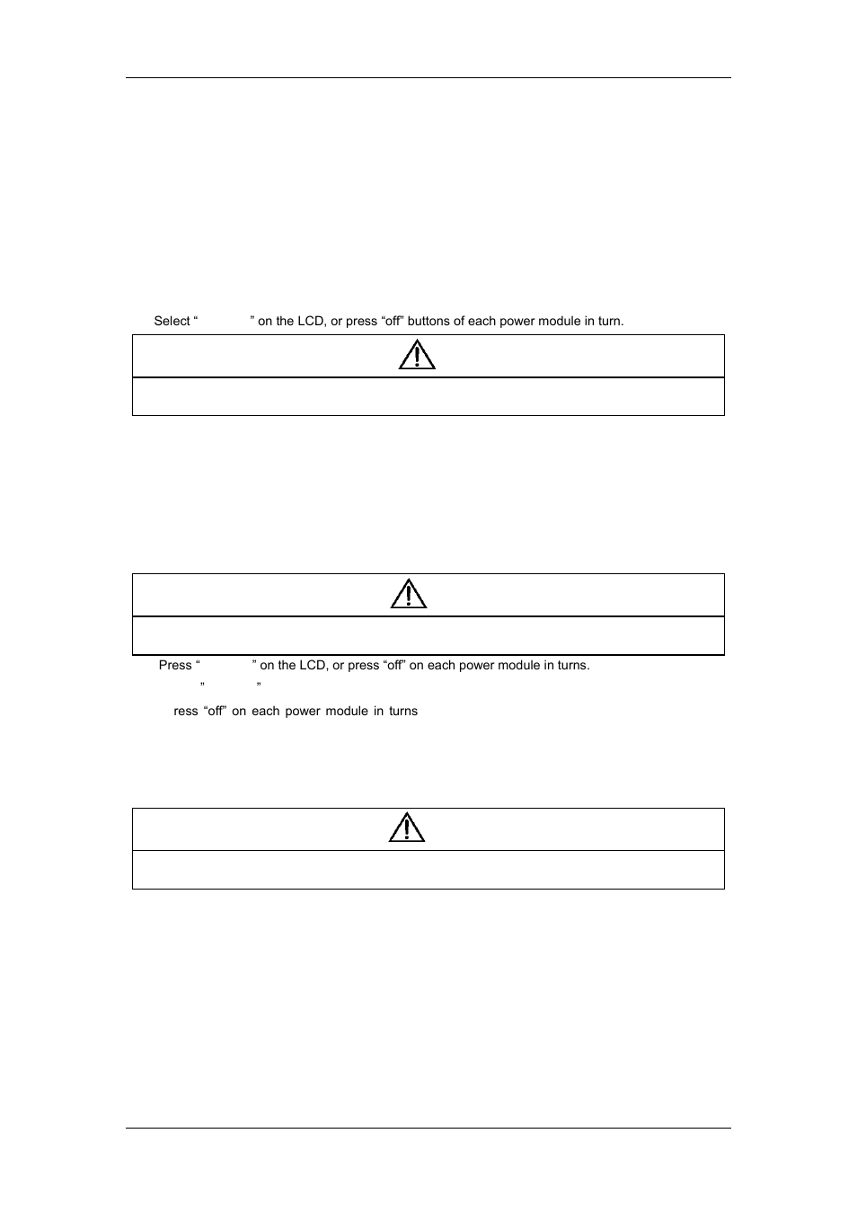 3 procedure for switching between operation modes | OPTI-UPS MD120L User Manual | Page 89 / 109