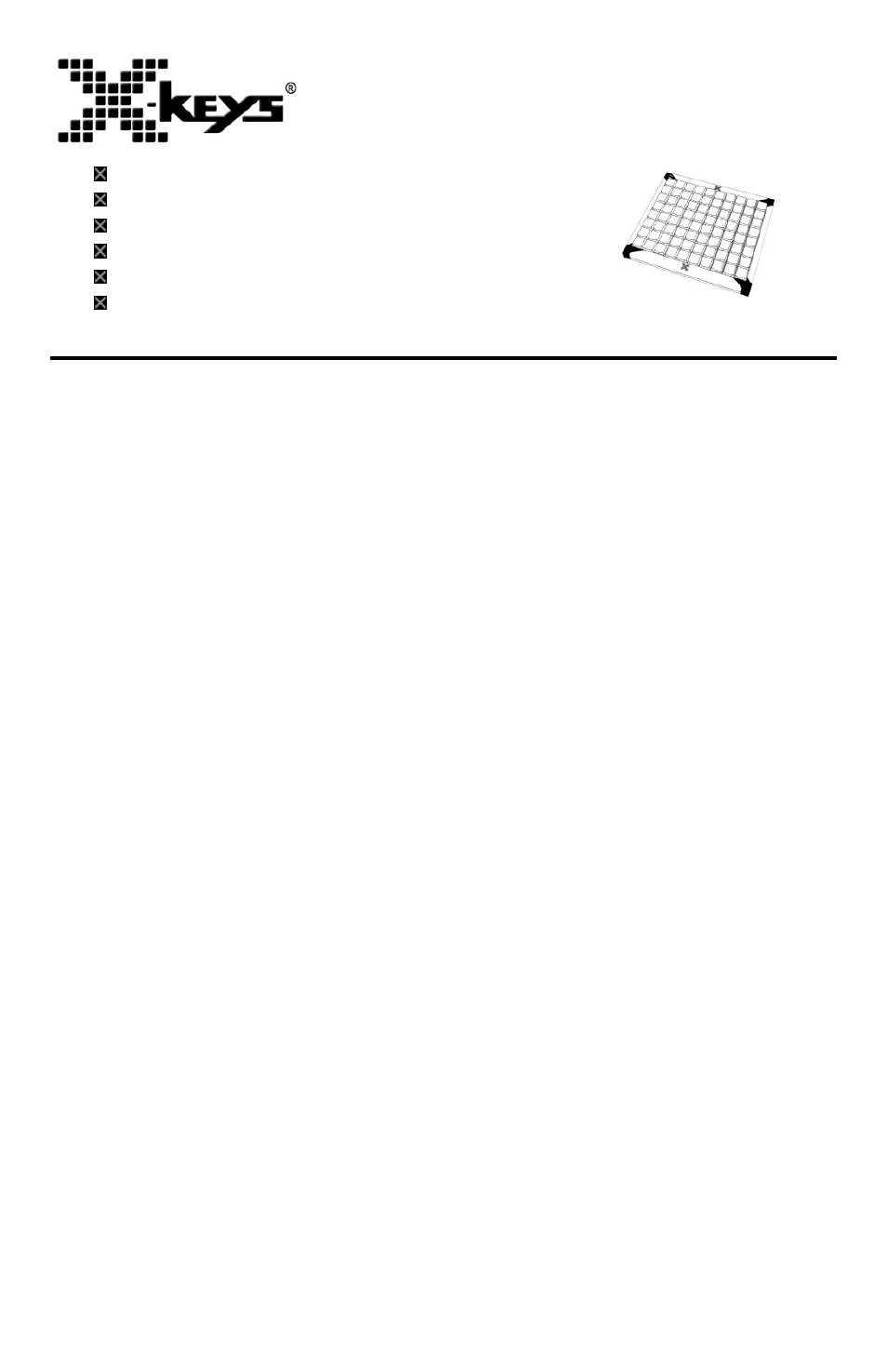 P.I. Engineering XK-80 Keypad User Manual | 4 pages