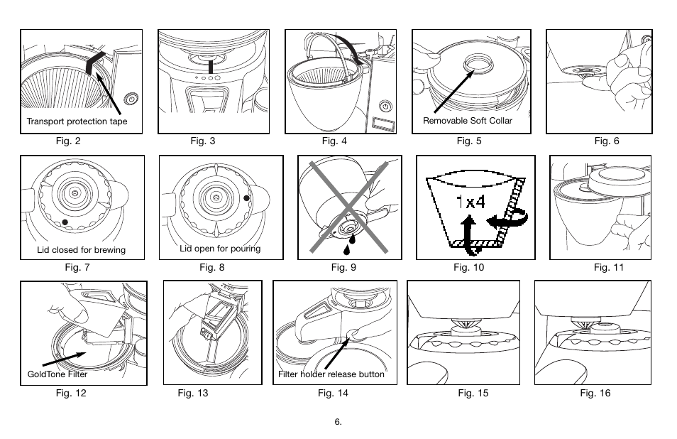 Capresso CoffeeTEAMTherm Model #455 User Manual | Page 6 / 16