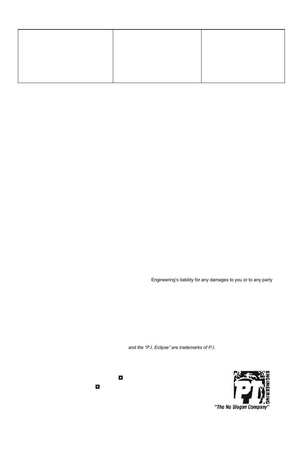 Contact us, Limited warranty, P.i. engineering, inc. all rights reserved | P.I. Engineering XK-68 Jog & Shuttle User Manual | Page 4 / 4