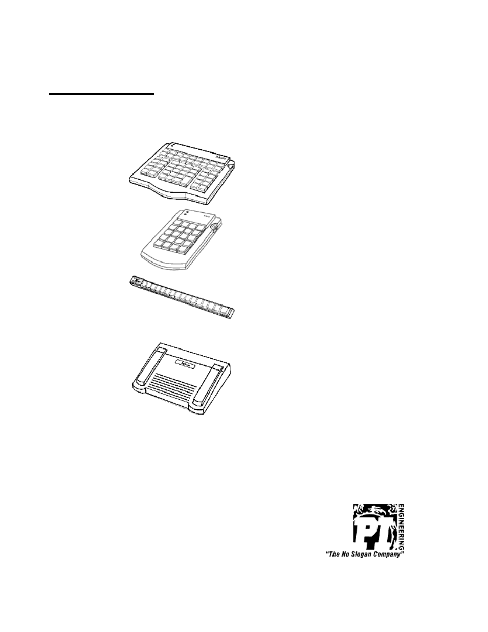 P.I. Engineering X-keys Desktop PS/2 User Manual | 9 pages