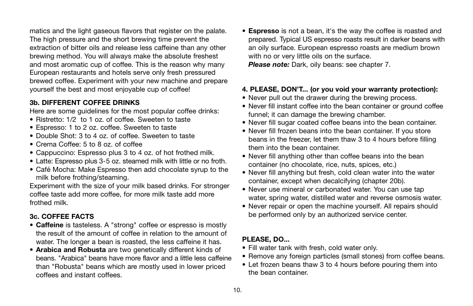 Capresso Impressa F7 User Manual | Page 10 / 24