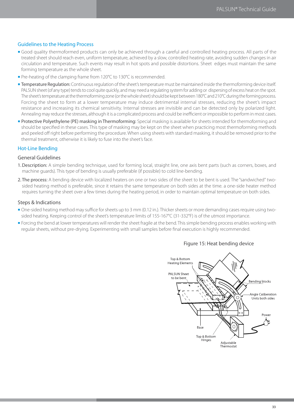 Palsun® technical guide | Palram PALSU User Manual | Page 33 / 42