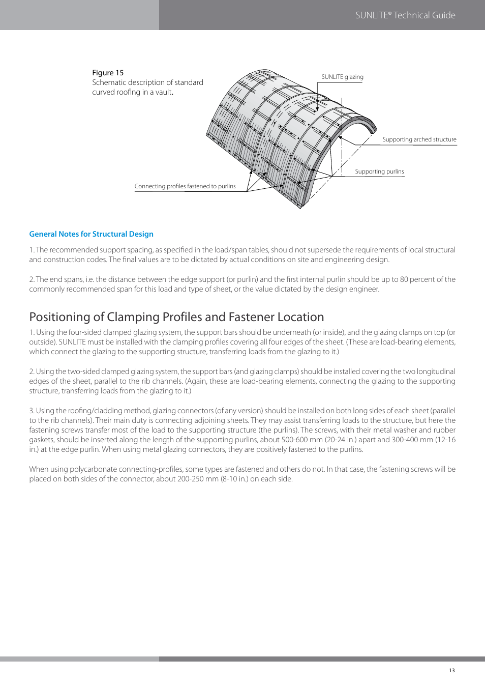 Palram SUNLIT User Manual | Page 15 / 22