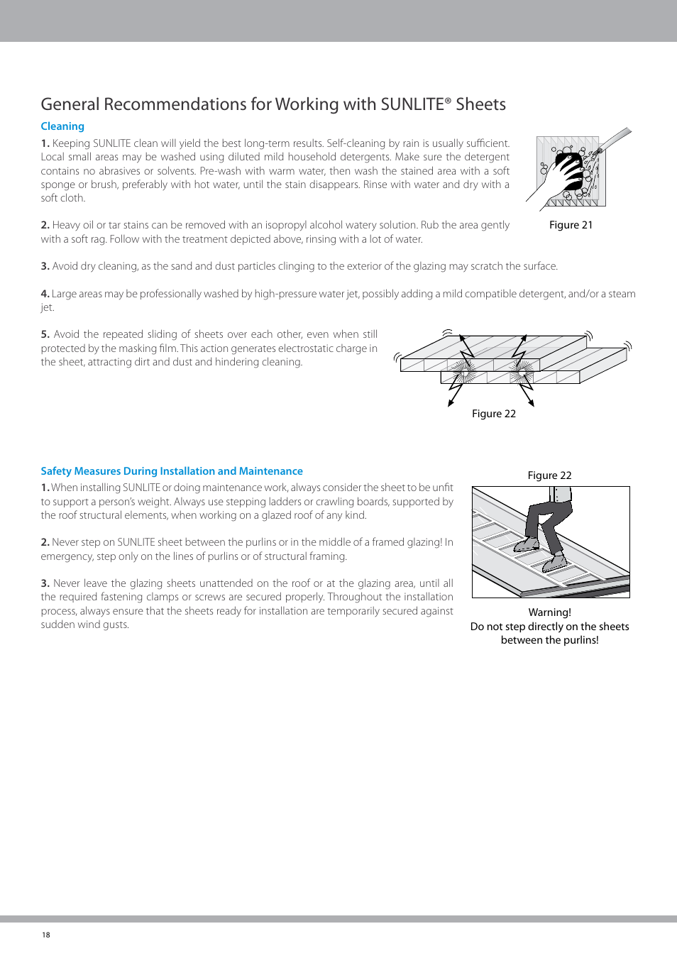 Palram SUNLIT User Manual | Page 20 / 22