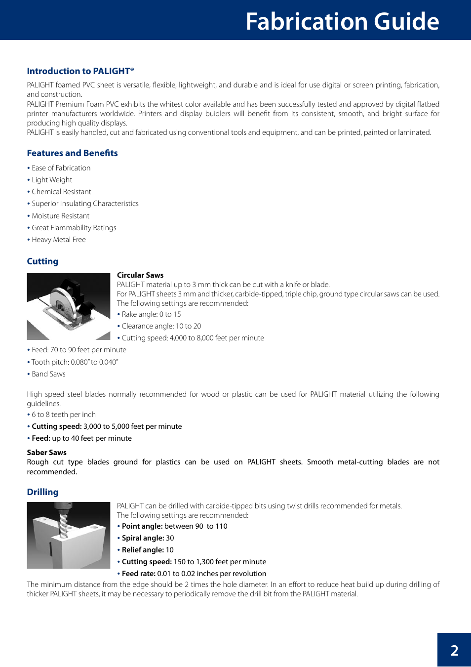 Fabrication guide | Palram PALFOA User Manual | Page 3 / 16