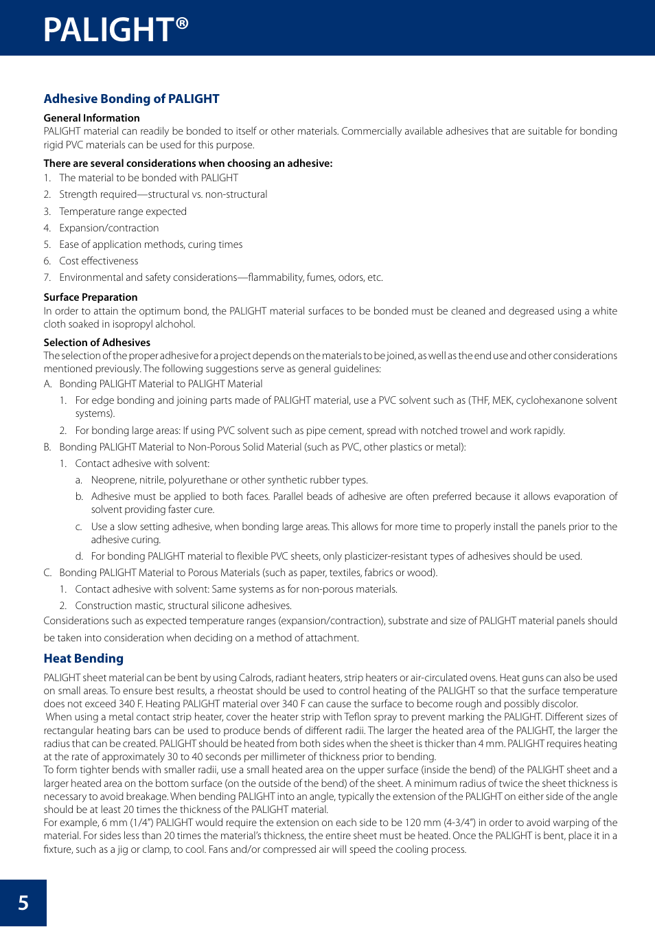 Palight | Palram PALFOA User Manual | Page 6 / 16