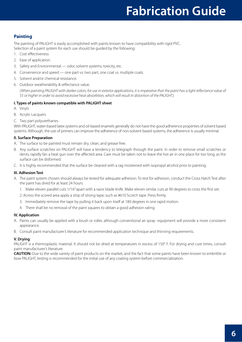 Fabrication guide | Palram PALFOA User Manual | Page 7 / 16