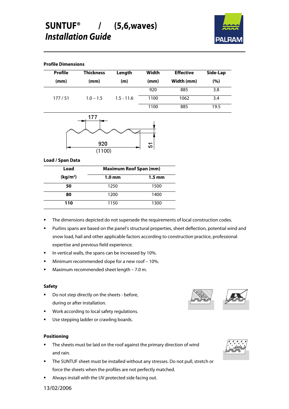 Palram SUNTU User Manual | 4 pages