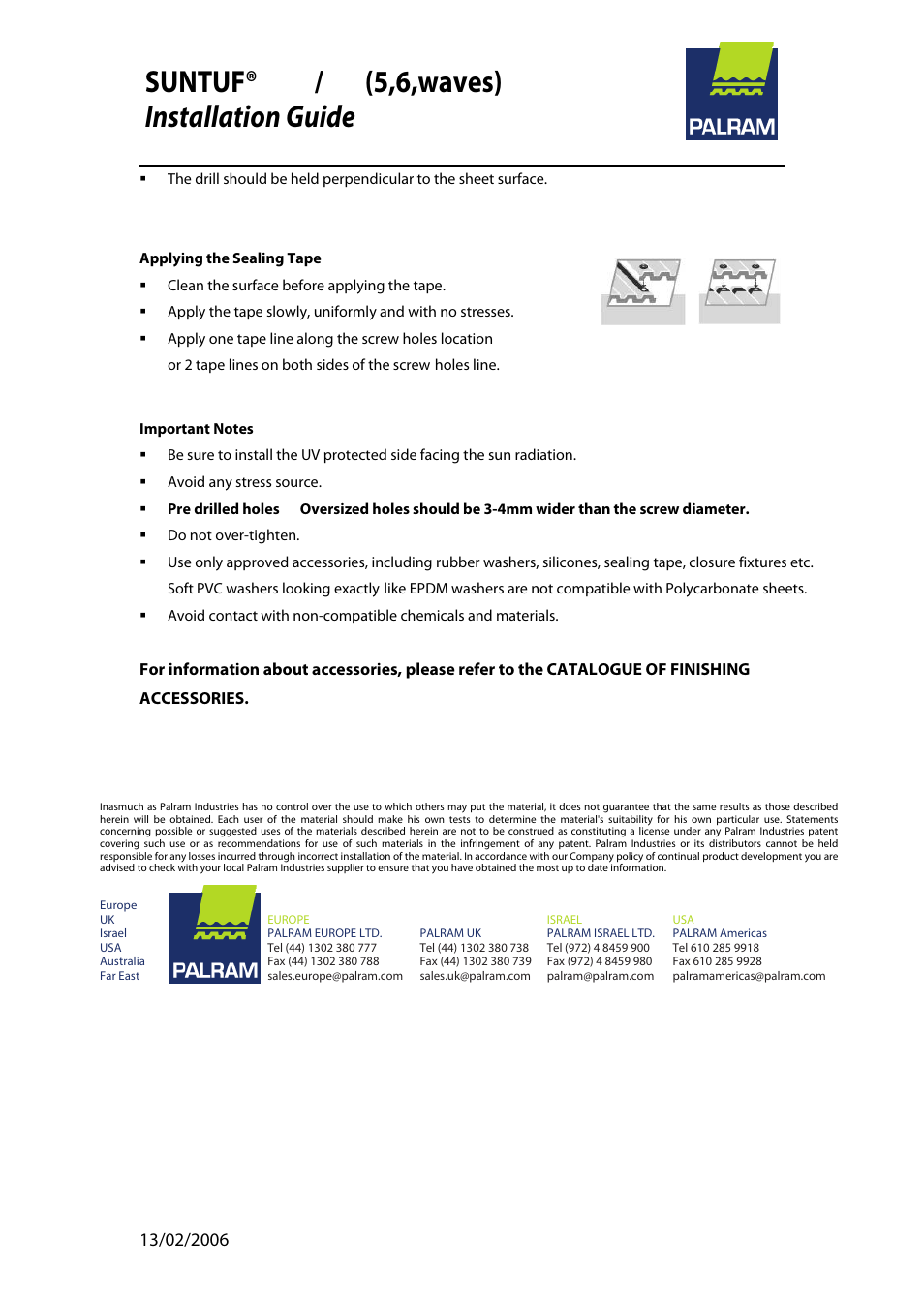 Palram SUNTU User Manual | Page 4 / 4