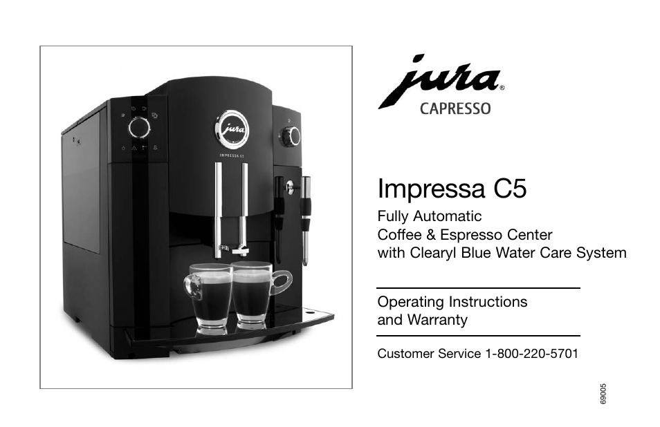 Capresso IMPRESSA C5 User Manual | 26 pages