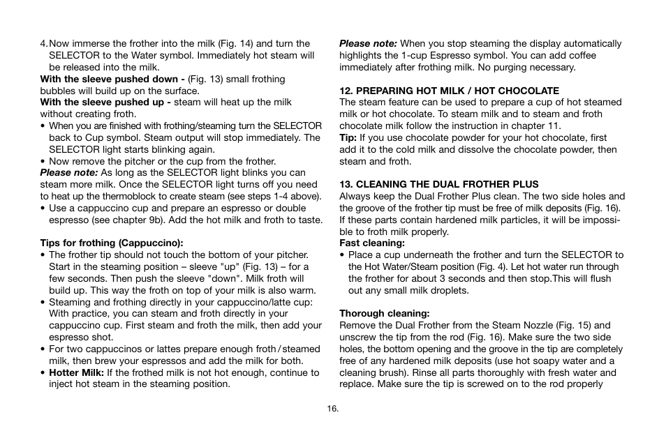 Capresso IMPRESSA C5 User Manual | Page 16 / 26