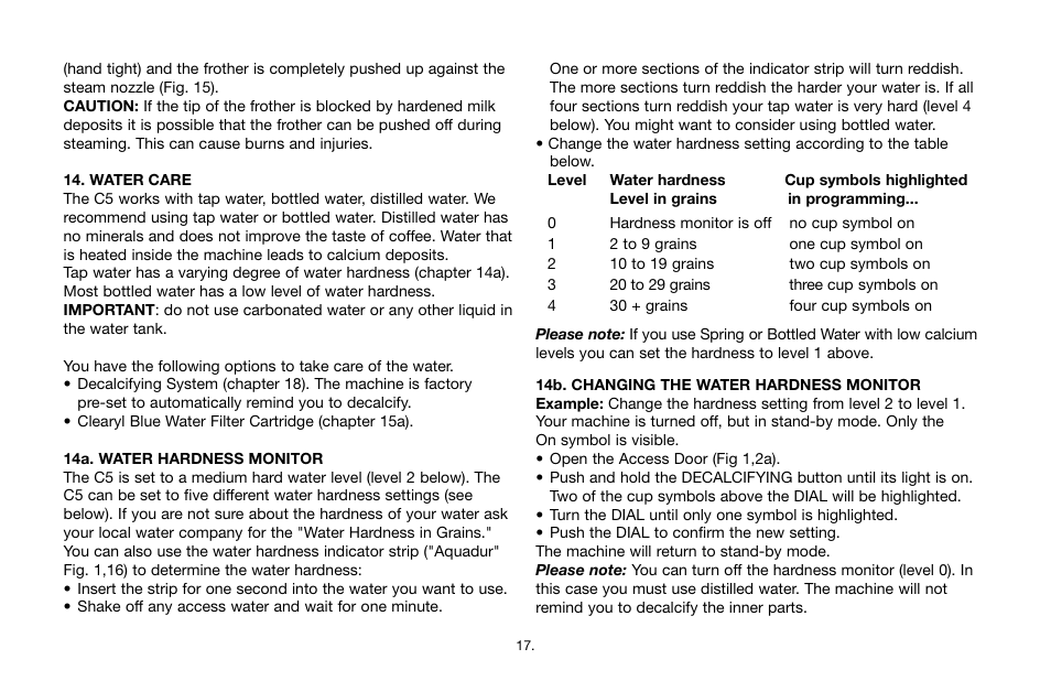 Capresso IMPRESSA C5 User Manual | Page 17 / 26