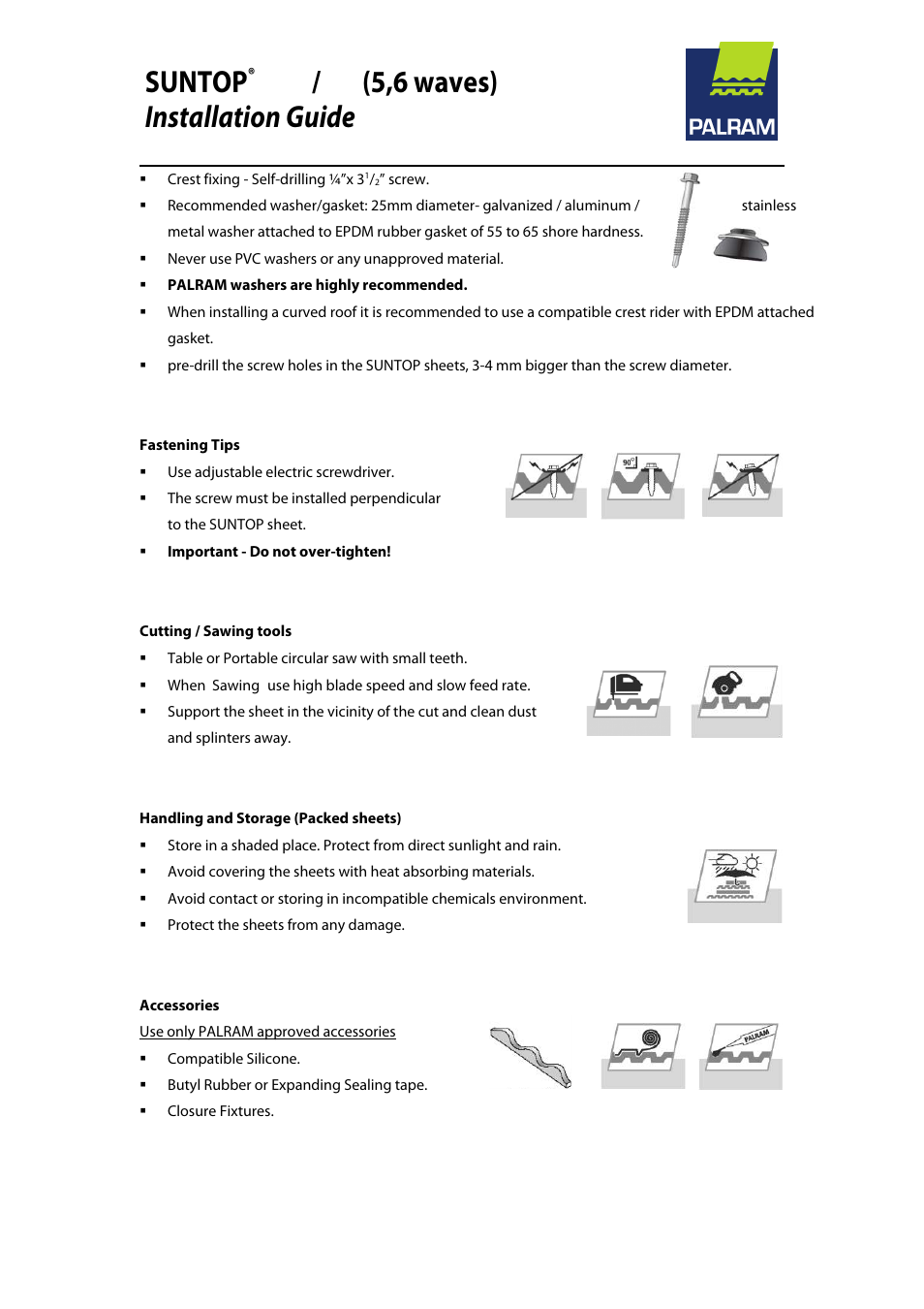 Suntop | Palram SUNTO User Manual | Page 3 / 4