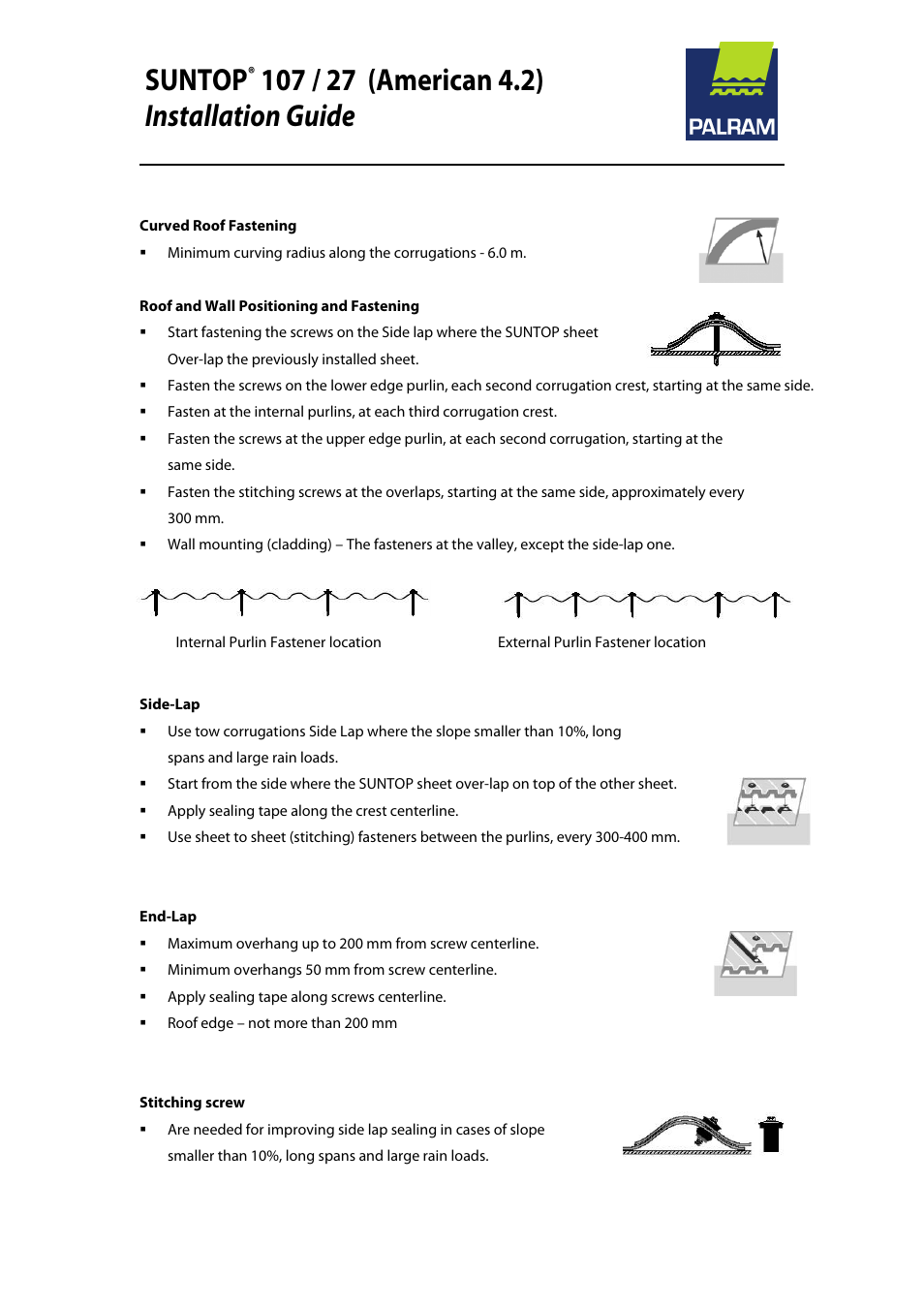 Suntop | Palram SUNTO User Manual | Page 2 / 4