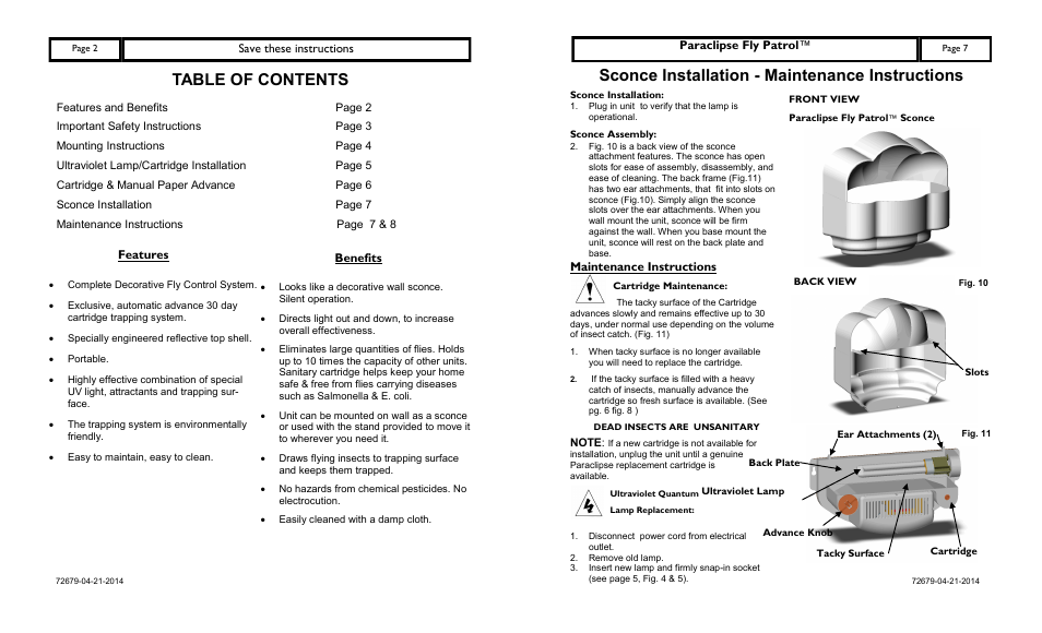 Paraclipse Paraclips Fly Patro User Manual | Page 2 / 4