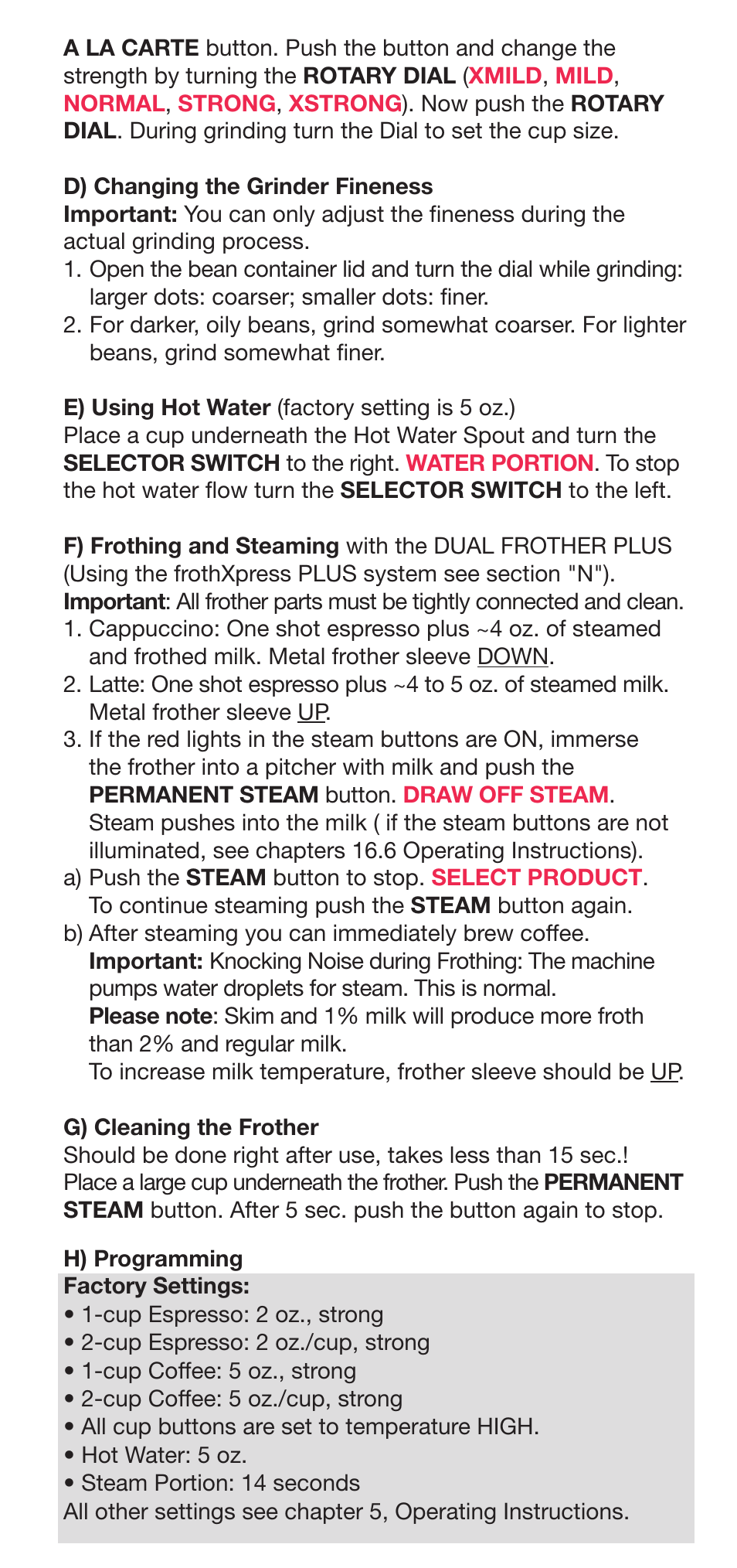 Capresso Coffeemaker User Manual | Page 2 / 6