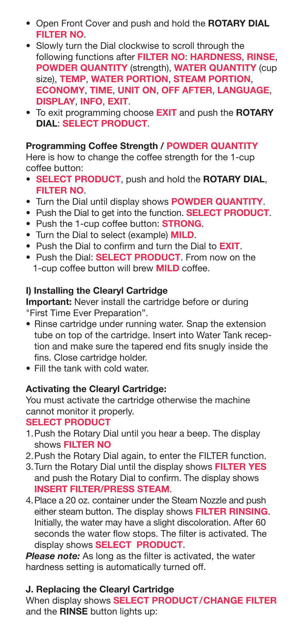 Capresso Coffeemaker User Manual | Page 3 / 6