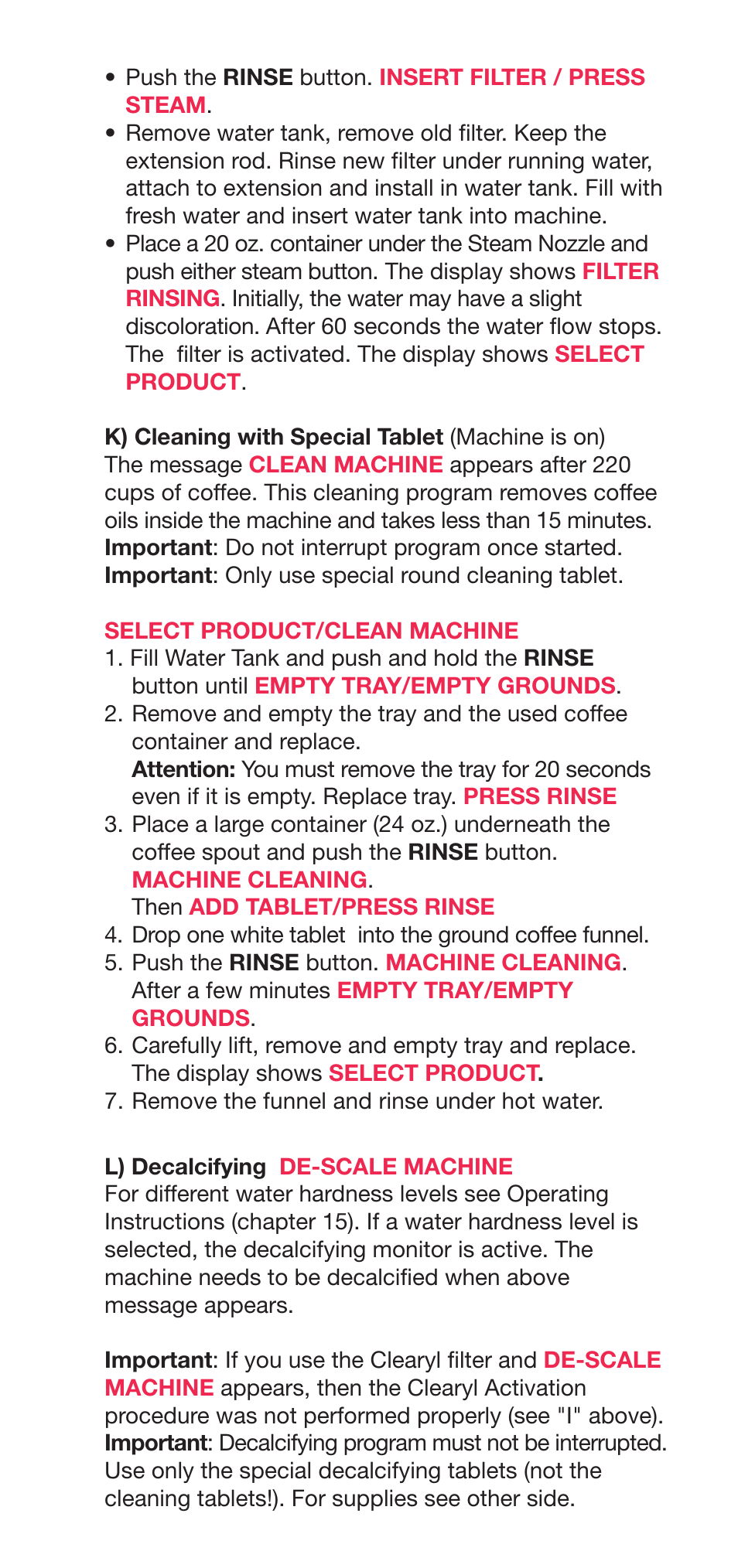 Capresso Coffeemaker User Manual | Page 4 / 6